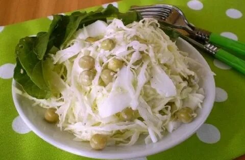 Отварная капуста с яйцом
