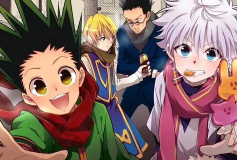 Gon, Kurapika, Leorio, and Killua Hunter X Hunter Hunter x hunter, Anime, Avcıla