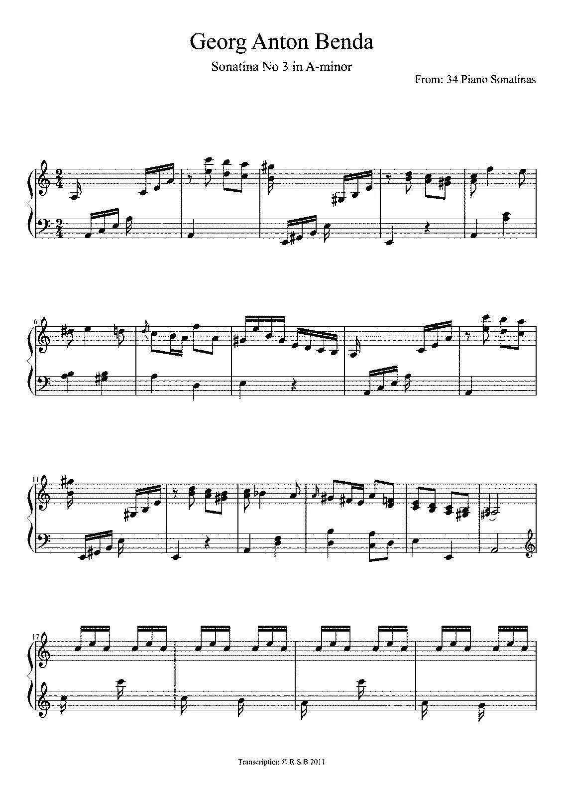 Сонатина бенда 34. Сонатина кулау до мажор ноты соч 88 номер 3. Сонатина бенда ноты для фортепиано. Д чимароза соната соль минор ноты. Бенда сонатина ля минор ноты.