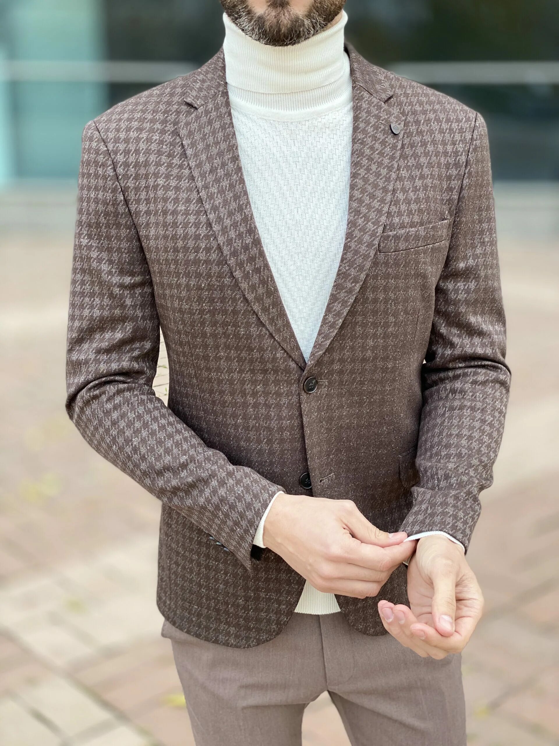 $4,195, Brunello Cucinelli Woolsilkcashmere Plaid Jacket Mens fashion edgy, Gq m