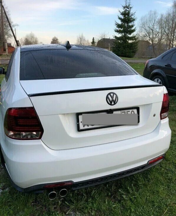 спойлер volkswagen polo sedan. лип спойлер "redline" vw polo sedan (2010 - 2019). спойлер volkswagen polo sedan. лип спойлер polo sedan. спойлер поло седан.