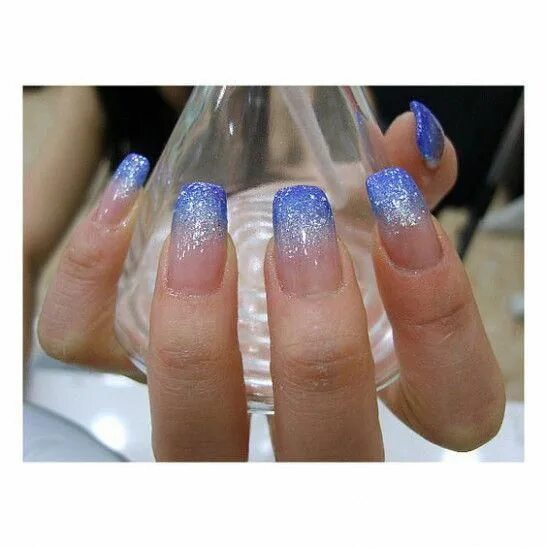 Dark blue glitter nails Blue glitter nails, Blue nail designs, Trendy nails