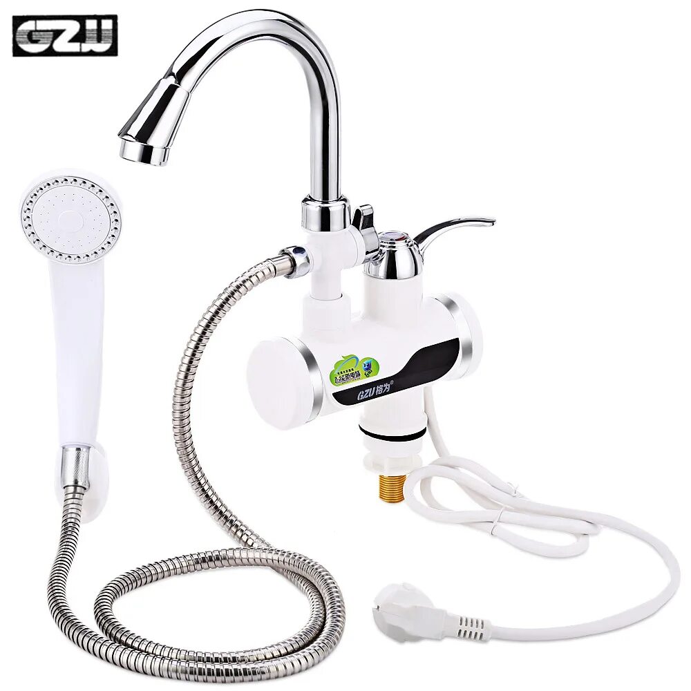Проточный водонагреватель 3000вт. Instant electric heating water faucet shower. Проточный водонагреватель с душем instant electric heating water faucet & shower. Кран леомакс водонагреватель. Водонагреватель на кран электрический с душем.