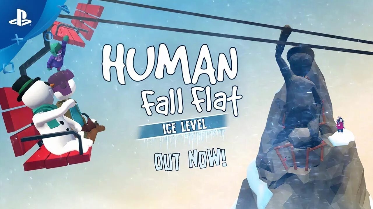 Human Fall Flat на пс4. ХЬЮМАН фол флэт на пс4. Диск Human Fall Flat на ps4. Human Fall Flat уровни. Level ice