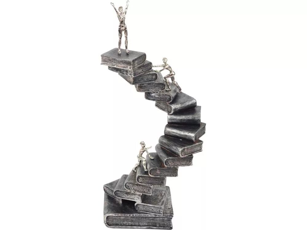 Лесенка для фигурок. Статуэтка лестница с людьми. Креативные статуэтки. Фигурка лестница. Декоративная фигурка лестница.