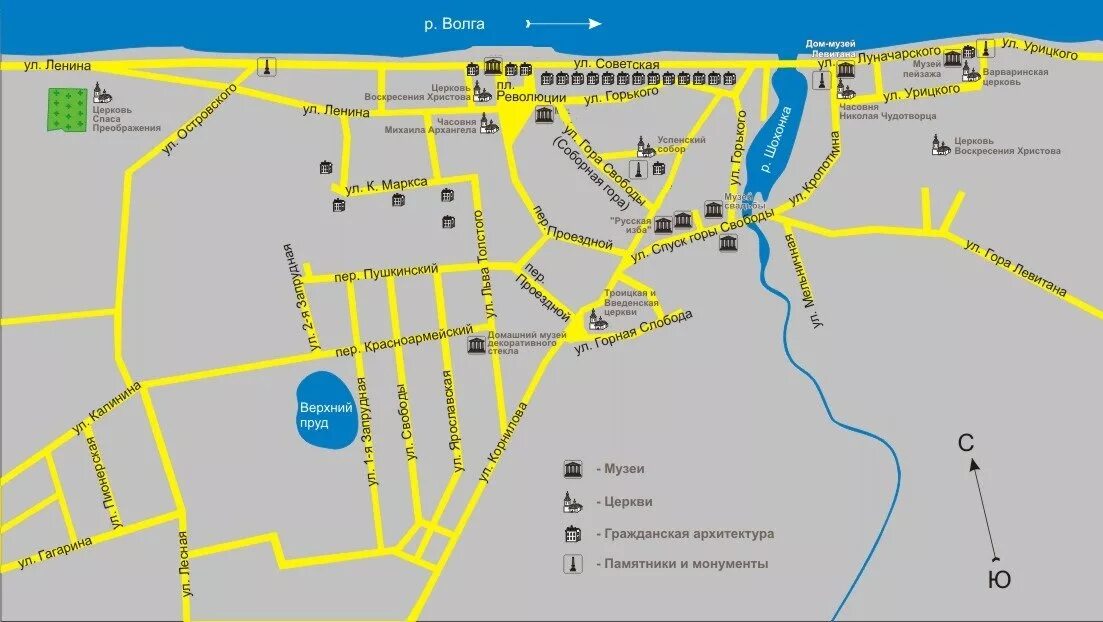 Карта плес ивановская