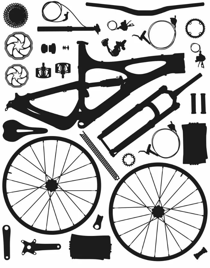 Bike parts. Детали велосипеда. Велосипед рисунок. Доп детали на велосипед. Велосипед шаблон.