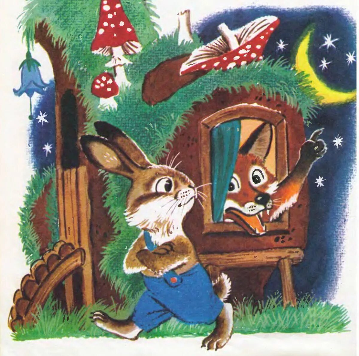 Заюшкина избушка заяц. Д Хармс лиса и заяц. Сказка лиса и заяц. Иллюстрации к сказке лиса и заяц. Зайцы в сказках.