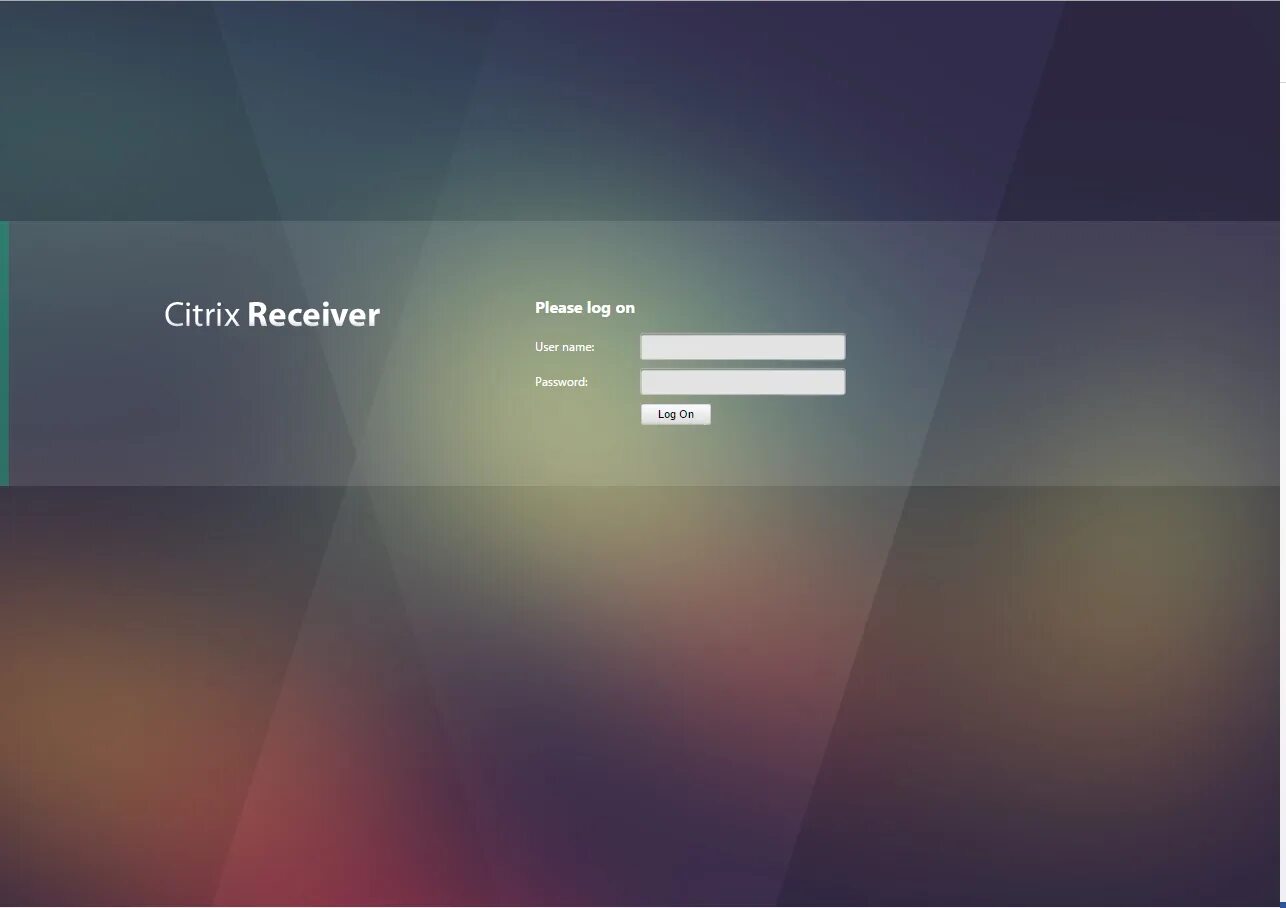Please log in