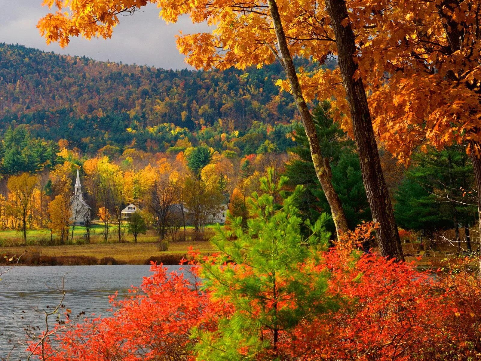 Осень фото красивые. Осень в Нью Гэмпшире. Пазл Нью Хэмпшир. Природа осень. Природа осенью.