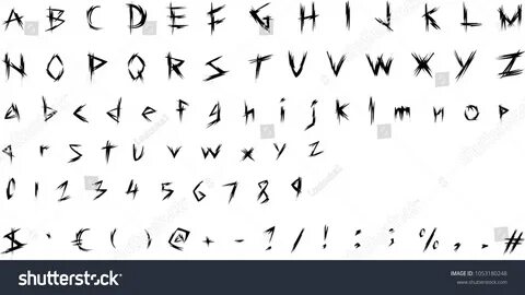 Scary writing