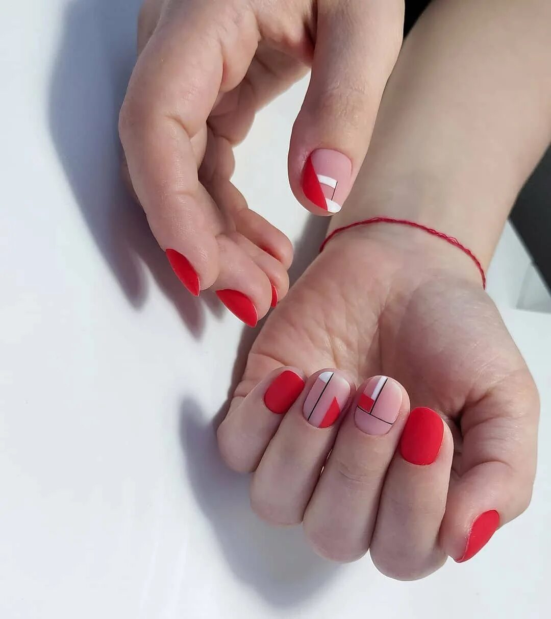 ❥ أميرة Red nails, Long red nails, Pretty nails