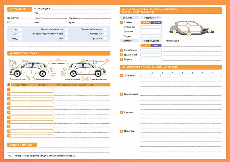 Диагностический лист осмотра автомобиля. Диагностический лист Ильдар автоподбор. Лист осмотра ходовой части автомобиля. Чек лист технического осмотра авто.