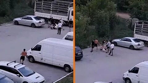 Мужик в абакане напал на прохожих