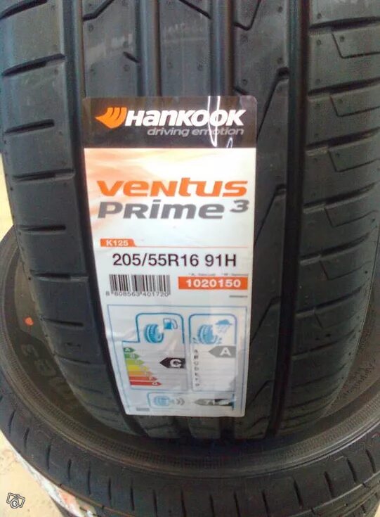 Hankook Ventus Prime 3. Ventus prime3 k125 205/55 r16 91h. Hankook 205/55r16 91h Ventus Prime 3 k125 TL. Hankook k125 Ventus Prime 3 205/55 r16 91h.