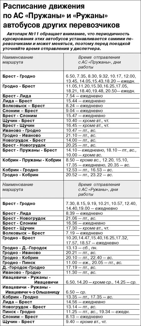 Автостанция Пружаны расписание автобусов. Расписание автобусов Пружаны - автовокзала. Автобус Пружаны Засимовичи. Расписание городских автобусов в Пружанах.