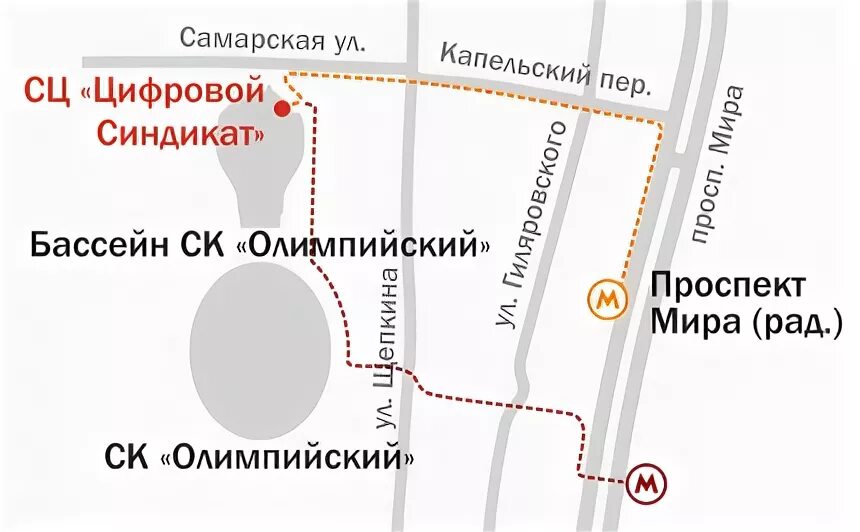 Олимпийский проспект д.22 на карте. Олимпийский проспект МРА.