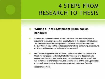 Thesis example