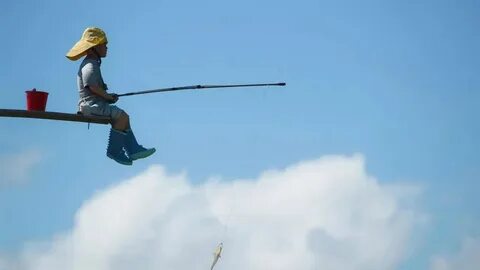 Sky fishing