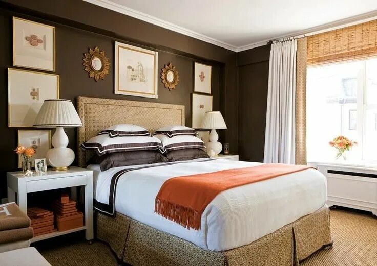 bedroom Brown furniture bedroom, Dark bedroom furniture, Bedroom wall colors
