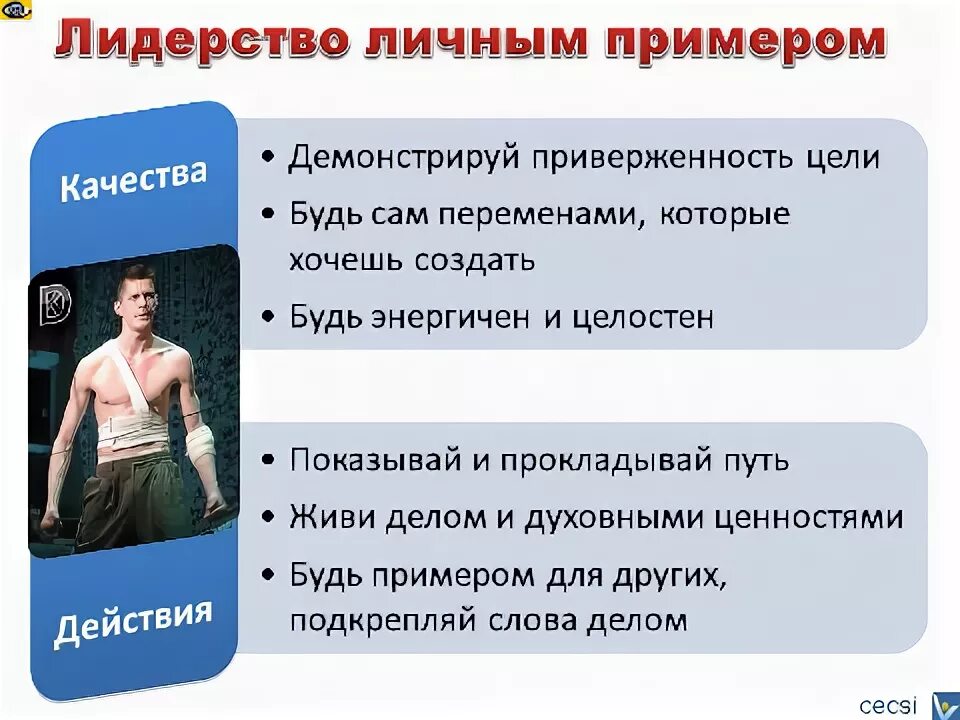 Быть личным примером. Личным примером. личный пример. личные качества лидера.