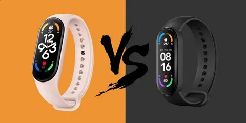 Сравнение mi band 7 8
