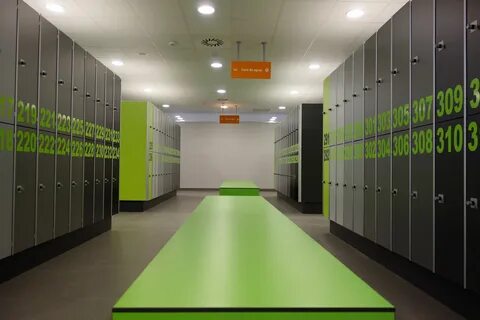 Раздевалки в фитнес залах