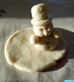 Снеговик из соленого