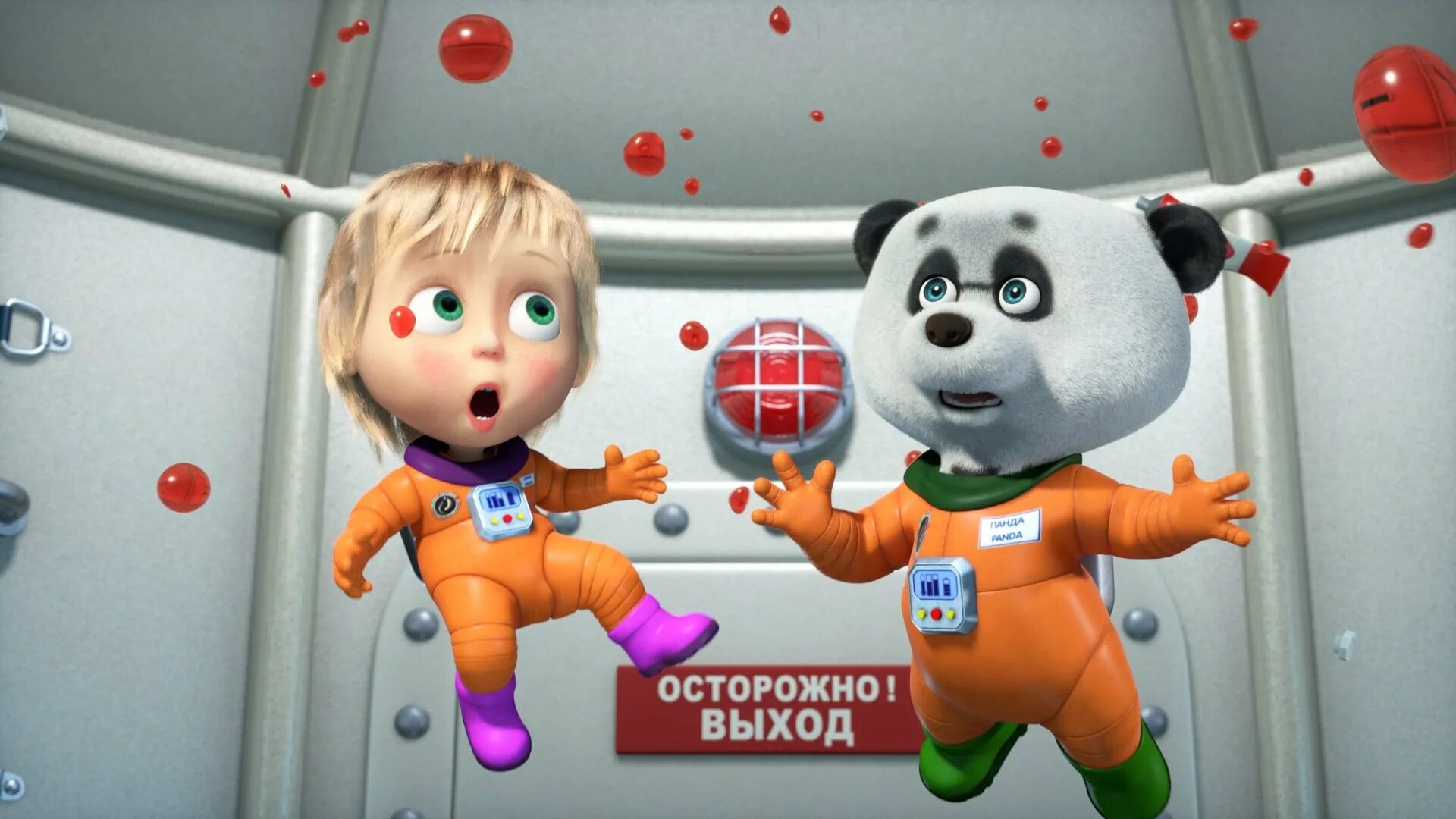 Маша и медведь про космонавтов. Маша и медведь Маша в космосе. Маша космонавт.