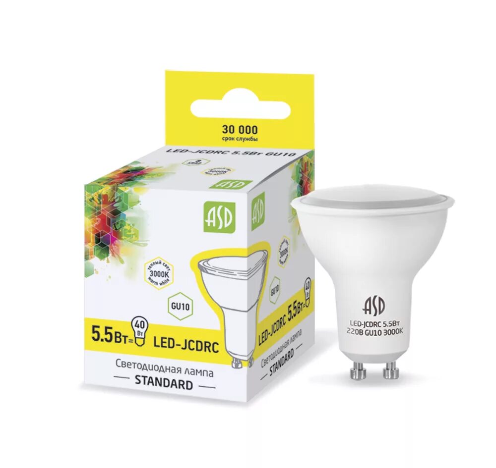 Светодиодная лампа jcdr. Светодиодная лампа ASD 5 Вт. Led-JCDR-7.5W. Лампа светодиодная led-JCDR-Standard 7.5Вт 220в gu5.3 4000к 600лм ASD, шт. Лампа светодиодная космос led 5вт JCDR gu5.3 230v 3000k 330лм.