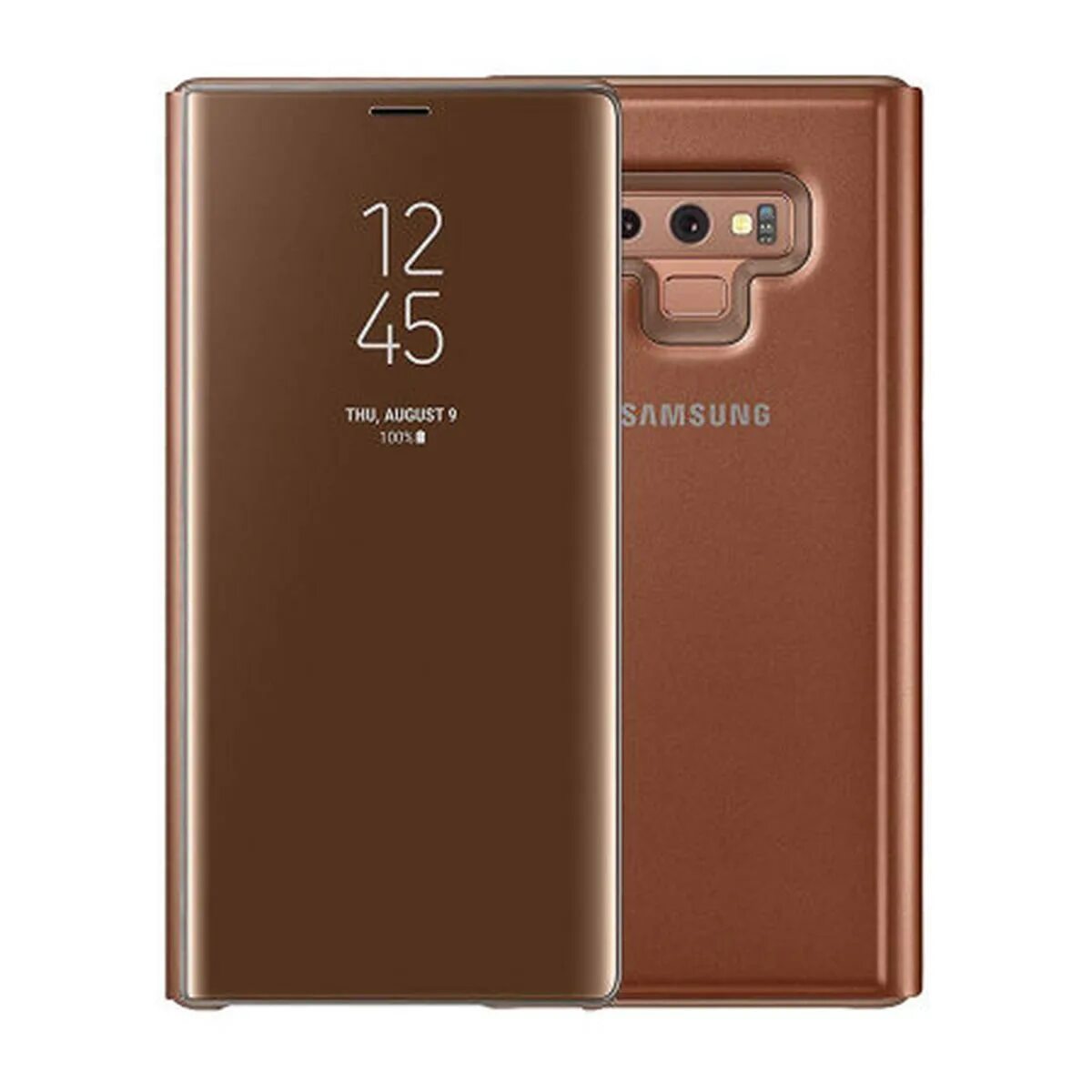 Clear view 30. Ef-zn960. clear view galaxy note 9. samsung note 9 brown.