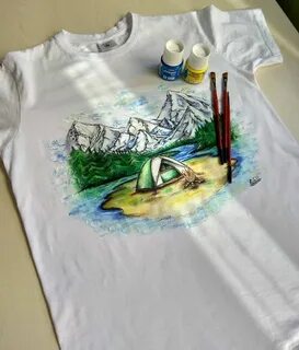 Одежда нарисованная красками