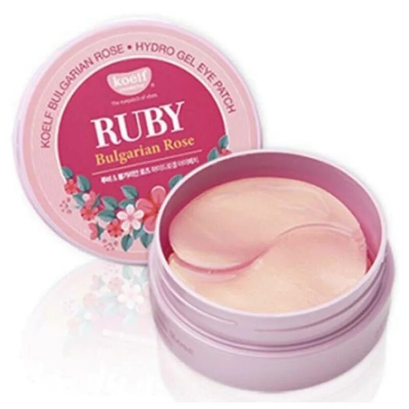 Hydro gel patch. Koelf Ruby Bulgarian Rose Hydro Gel Eye Patch, 60pcs. Патчи Koelf для глаз гидрогелевые Ruby 60 шт. Патчи Ruby Bulgarian Rose. Патчи для глаз с экстрактом розы Корея 60шт Ruby.