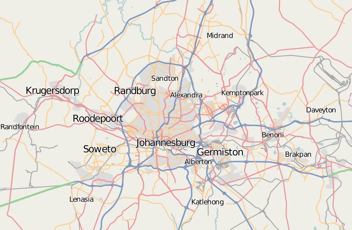 Йоханнесбург на карте. ЮАР Йоханнесбург на карте. Йоханнесбург на карте аэропорт Тамбо.