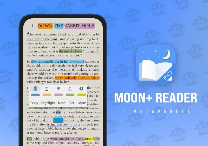 Moon reader. Moon reader