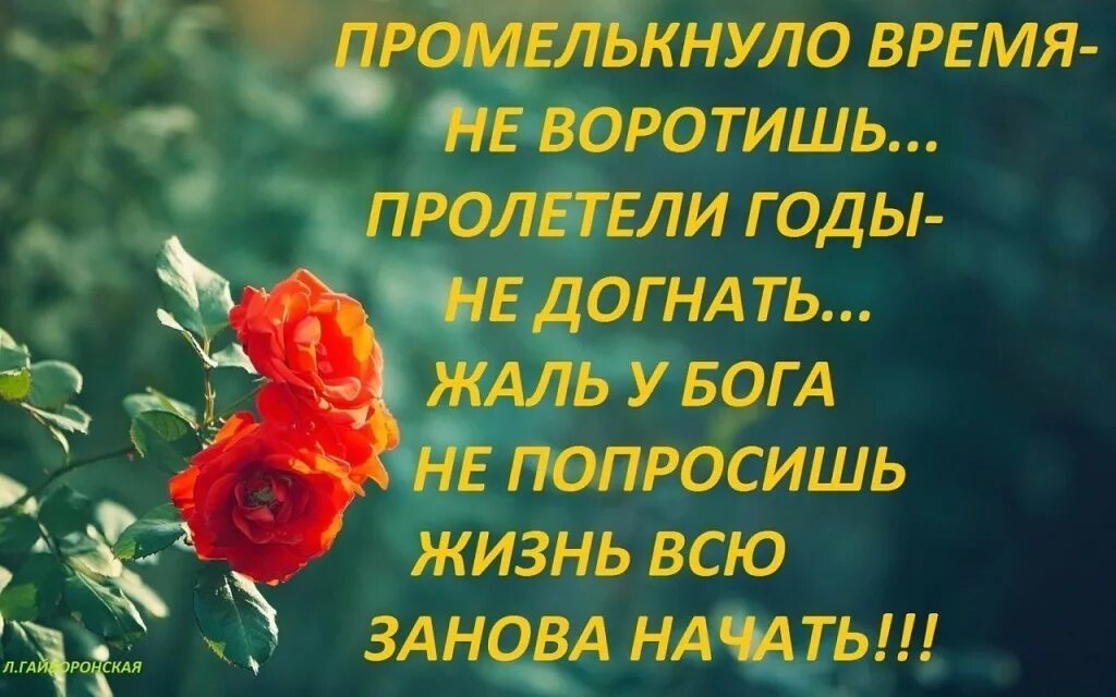 Незаметно проходит дни