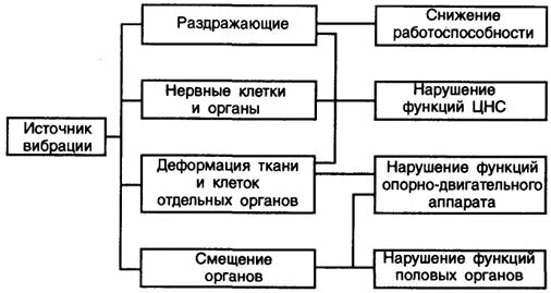 Действие вибрации на человека