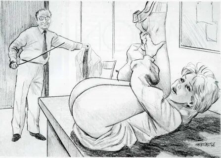 Witness the transformative power of spanking art - compelling drawings depicting personal journeys