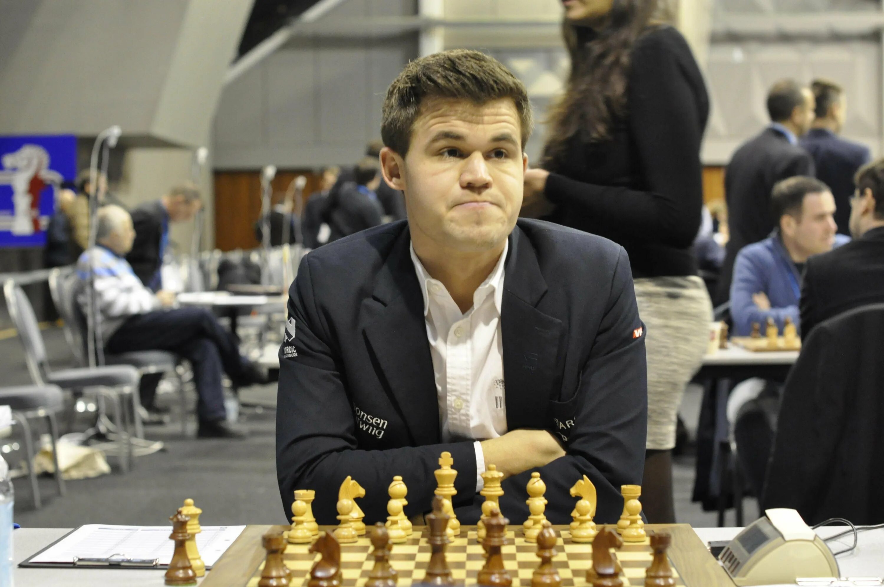 He plays chess