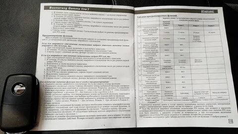 Инструкция бумеранга