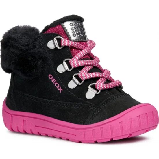 Черные ботинки для девочек. Ботинки геокс для девочки. Geox ботинки для девочки. Ботинки черно розовые для девочки Geox. Туфли геокс для девочки.