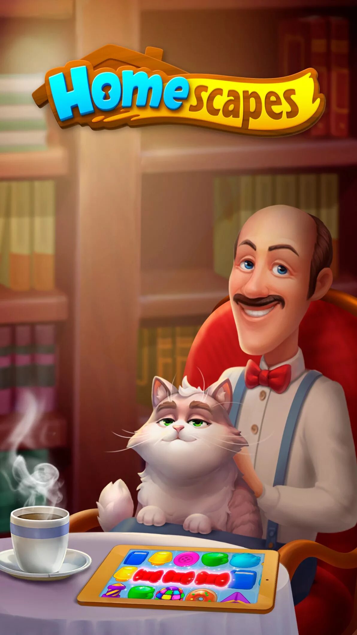 Дворецкий игра. Homescapes остин в игре. Хоумскейпс дом остина. Дом дворецкого остина игра. Остин из игры homescapes.