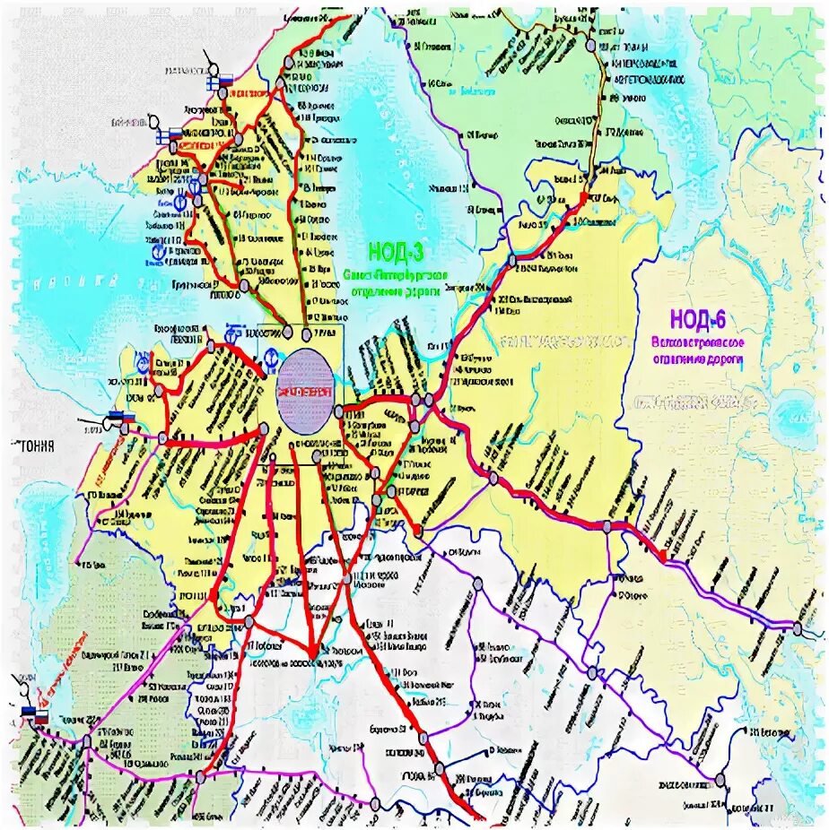 Железные дороги ленинградской области