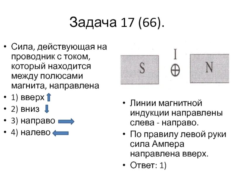 В вертикальном проводнике ток направлен вниз. Проводник с током между полюсами магнита. Проводник с током между полюсами. Проводник между полюсами магнита. Направление силы действующая на проводник с током.