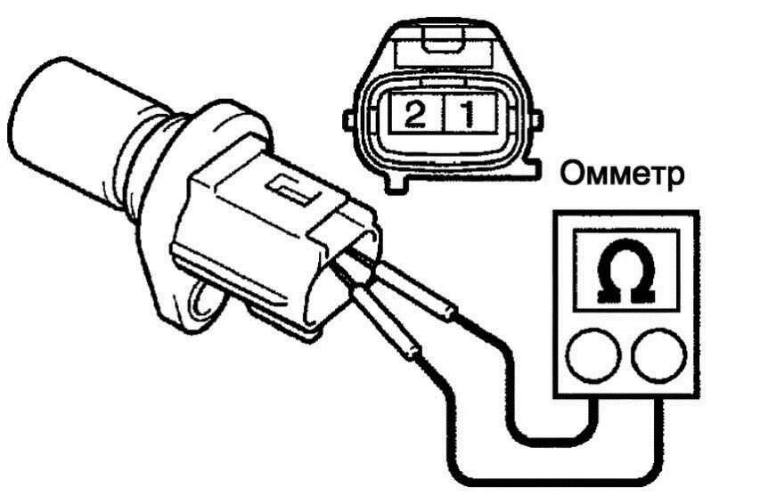 Разъем датчика распредвала 1mz-Fe. Сопротивление датчика коленвала 1az. Разъем датчика скорости рав 4. Сопротивление датчика скорости Тойота. Как проверить питание датчика