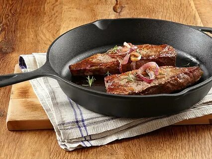 Жареное на сковороде мясо как пишется