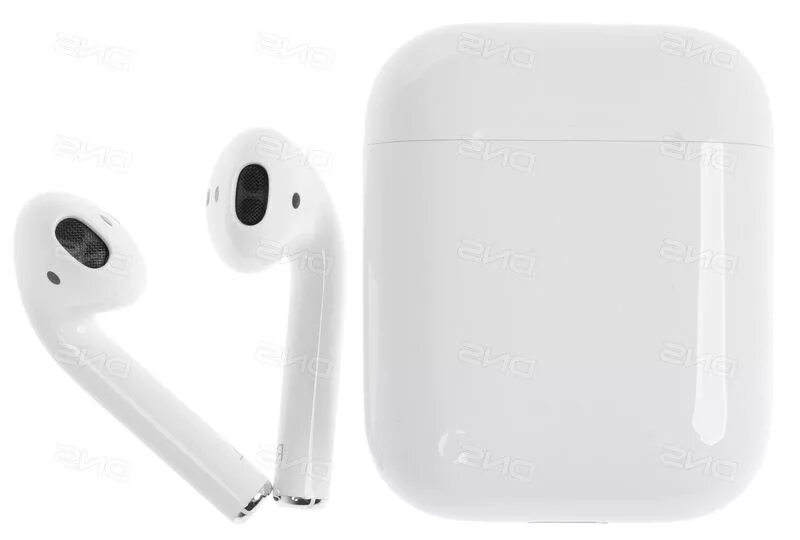 Днс беспроводной наушники для телефона. Наушники AIRPODS 2 ДНС. Наушники в ДНС беспроводные айрподсы. ДНС наушники аирподс. TWS Apple AIRPODS белый.