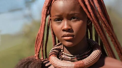 Африкадағы жалаңаш химба тайпаларының фотосы