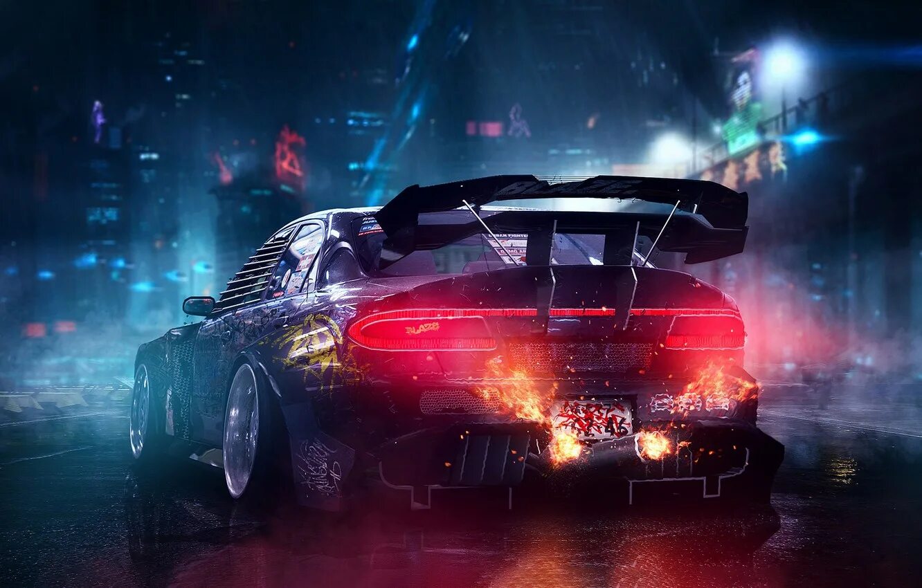 Ночные машина игра. Mazda rx7 Cyberpunk. Киберпанк авто. Машины в стиле киберпанк. Авто киберпанк арт.