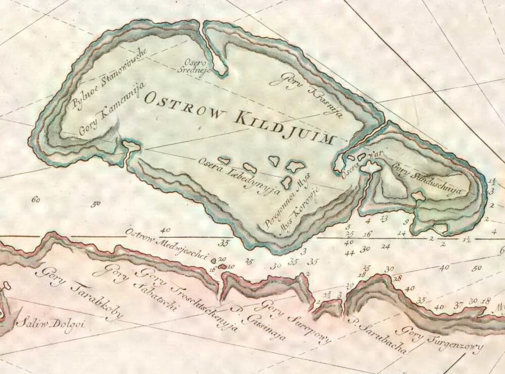 Maps - Kola peninsula, Fishing resort Tipanovka